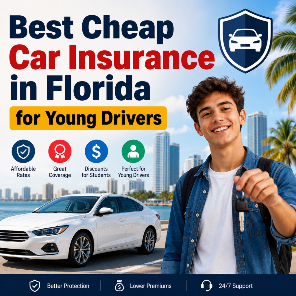Best Cheap Car Insurance in Florida for Young Drivers 
