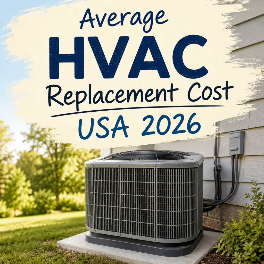 Average HVAC Replacement Cost USA 2026