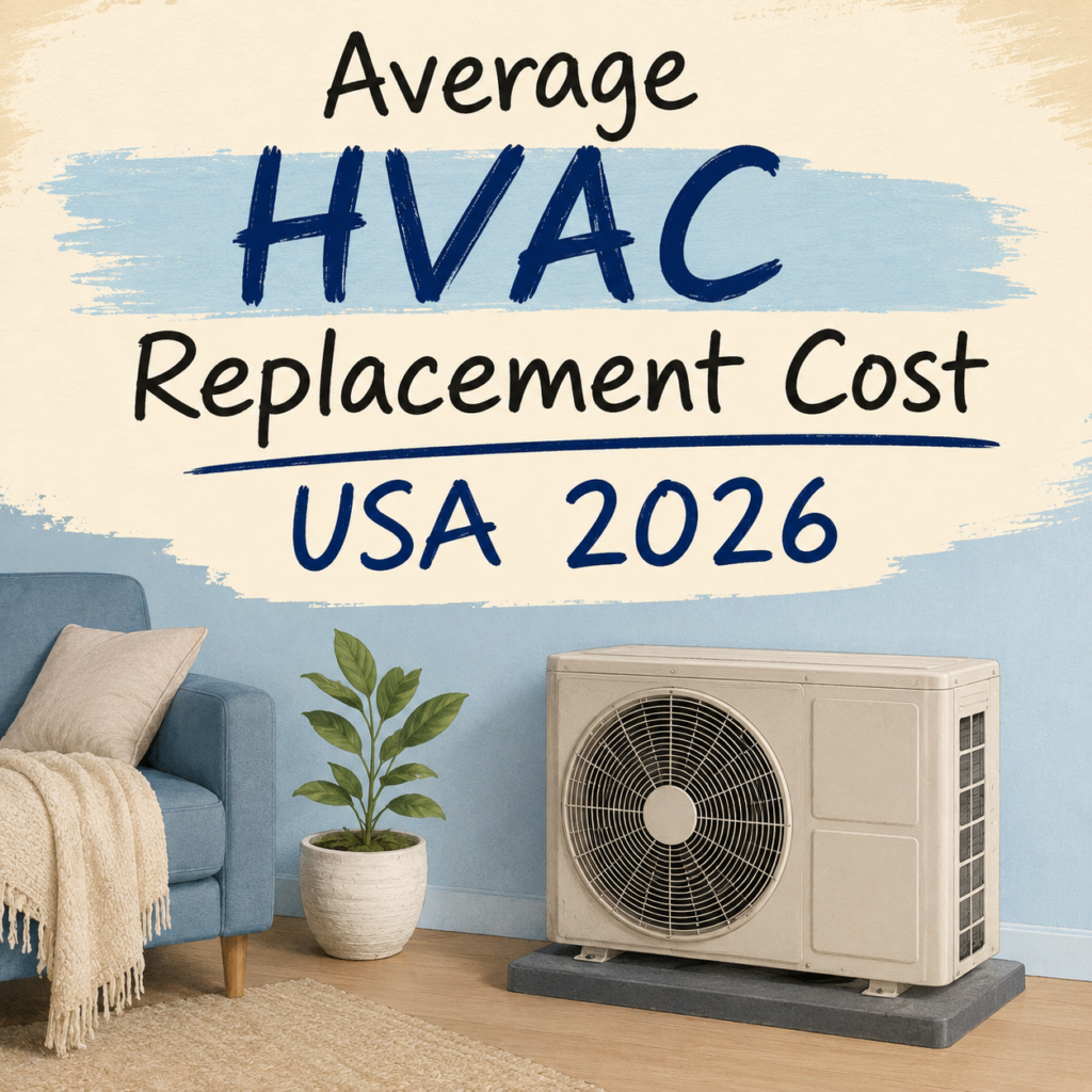 Average HVAC Replacement Cost USA 2026