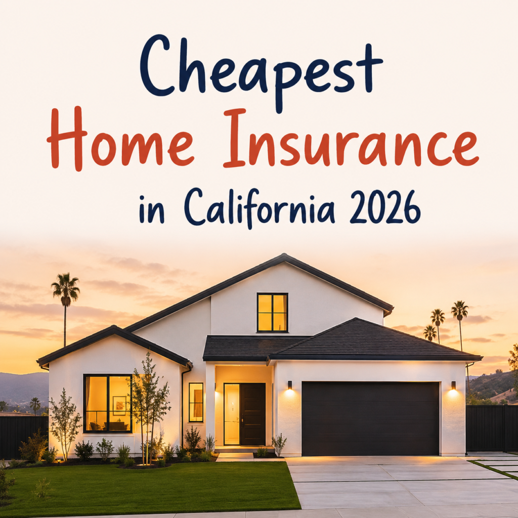 Cheapest Home Insurance in California 2026.
