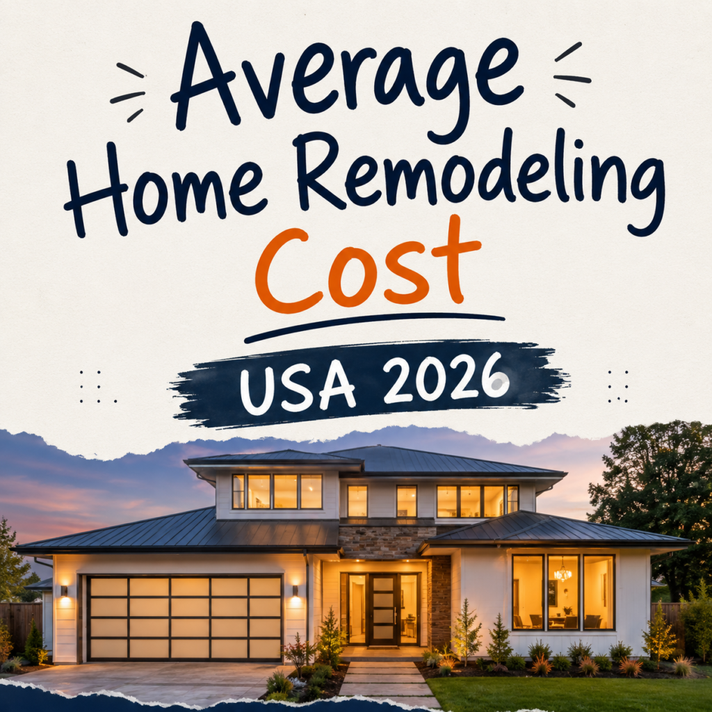 Average Home Remodeling Cost USA 2026