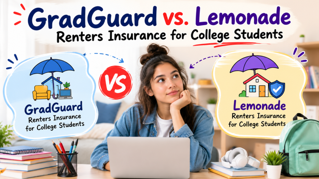 GradGuard vs Lemonade Renters Insurance for College Students
