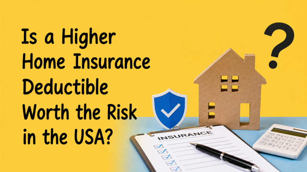 Is a Higher Home Insurance Deductible Worth the Risk in the USA?