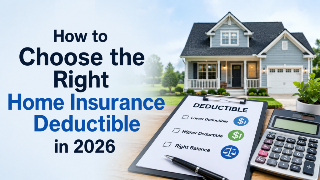 How to Choose the Right Home Insurance Deductible in 2026