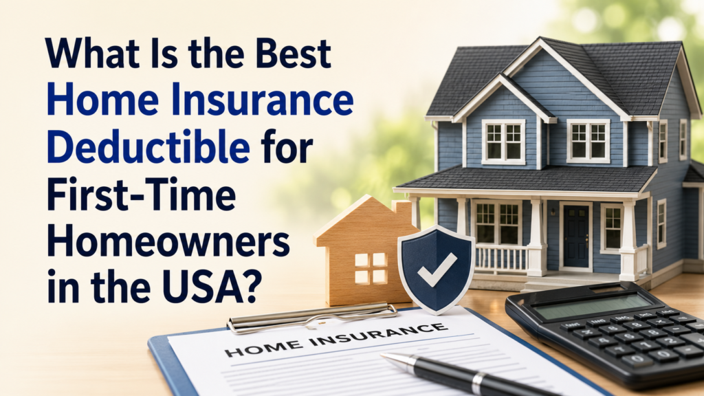 What Is the Best Home Insurance Deductible for First-Time Homeowners in the USA?