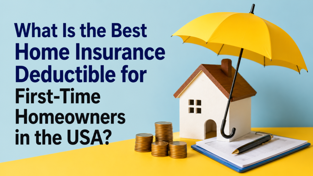 What Is the Best Home Insurance Deductible for First-Time Homeowners in the USA?