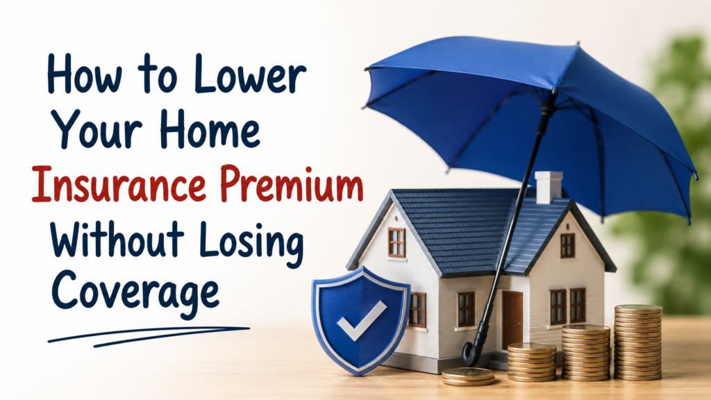 How to Lower Your Home Insurance Premium Without Losing Coverage