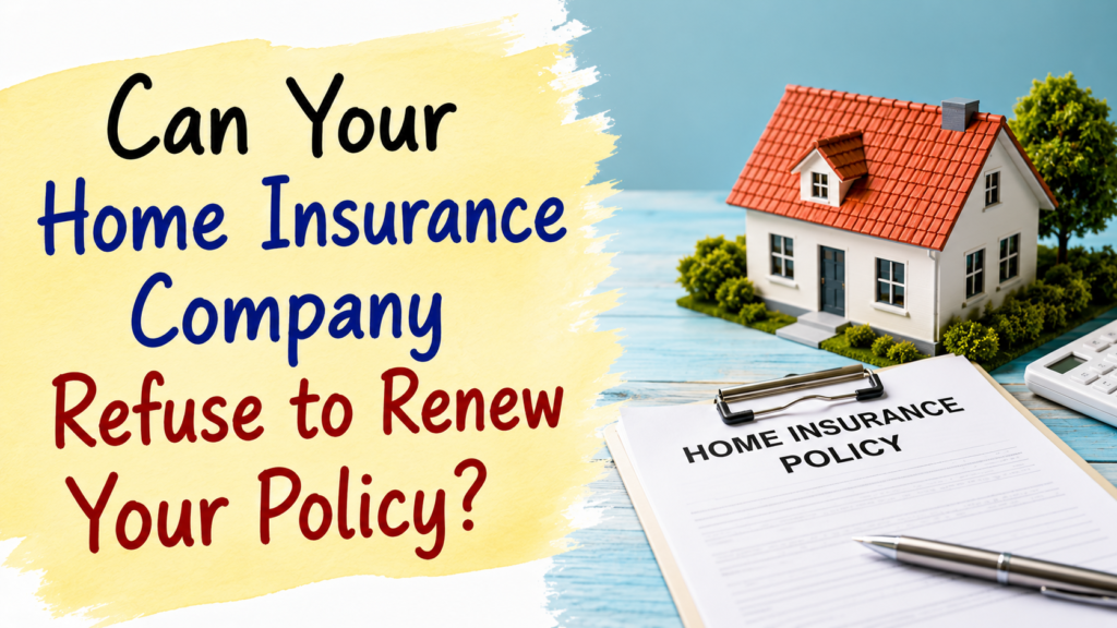 Can Your Home Insurance Company Refuse to Renew Your Policy?