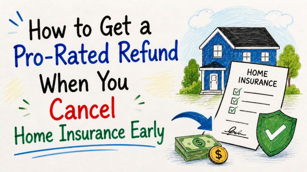 How to Get a Pro-Rated Refund When You Cancel Home Insurance Early