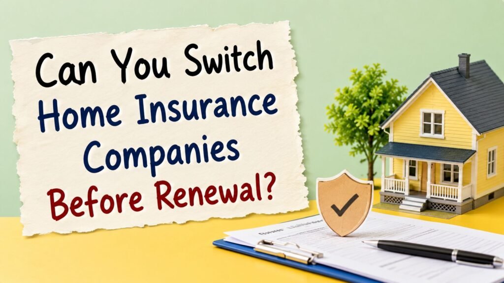 Can You Switch Home Insurance Companies Before Renewal?