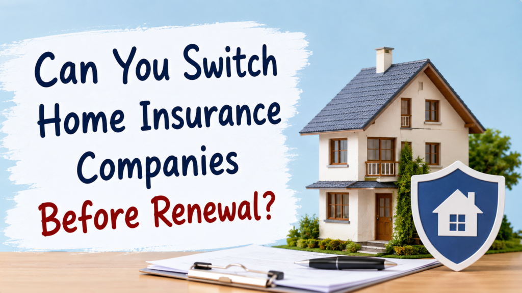 Can You Switch Home Insurance Companies Before Renewal?