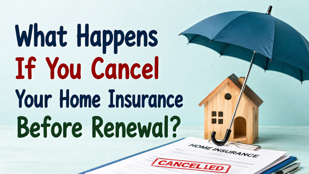 What Happens If You Cancel Your Home Insurance Before Renewal?