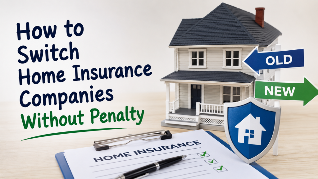 How to Switch Home Insurance Companies Without Penalty