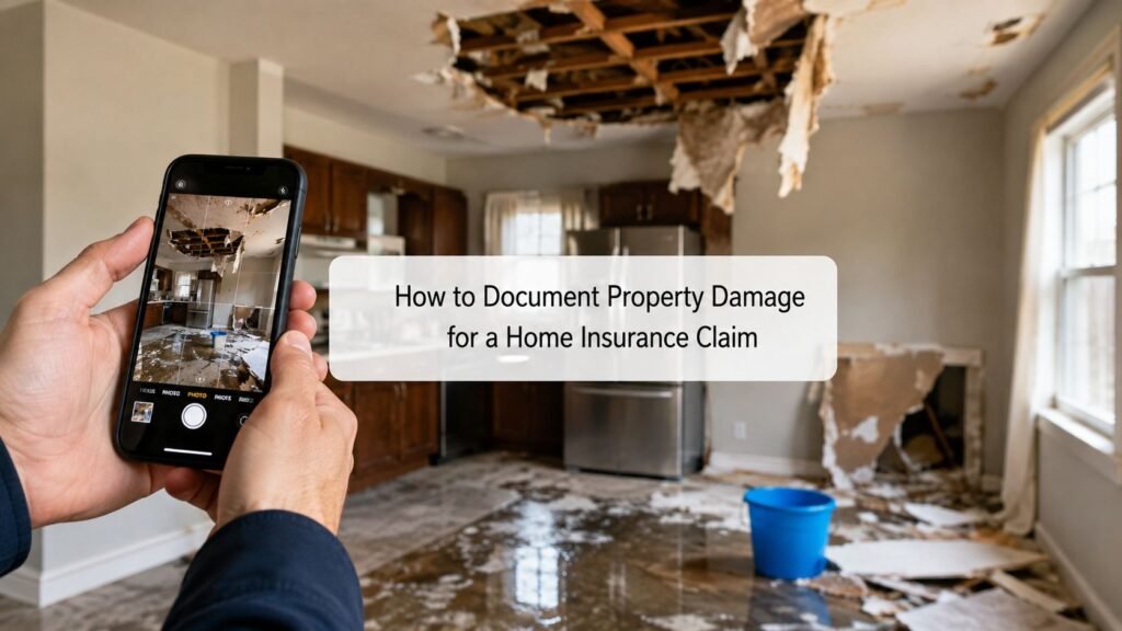 How to Document Property Damage for a Home Insurance Claim