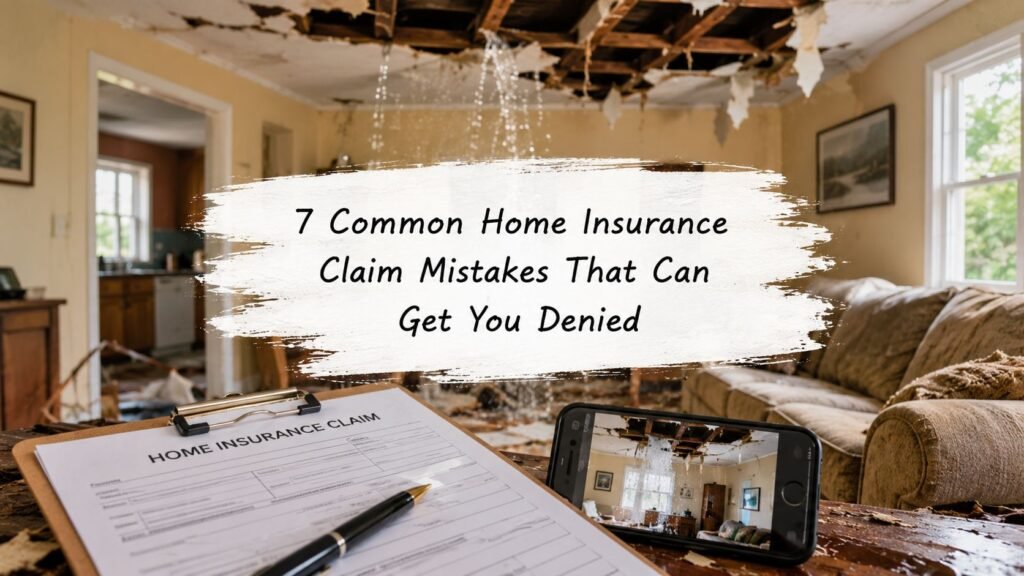 7 Common Home Insurance Claim Mistakes That Can Get You Denied