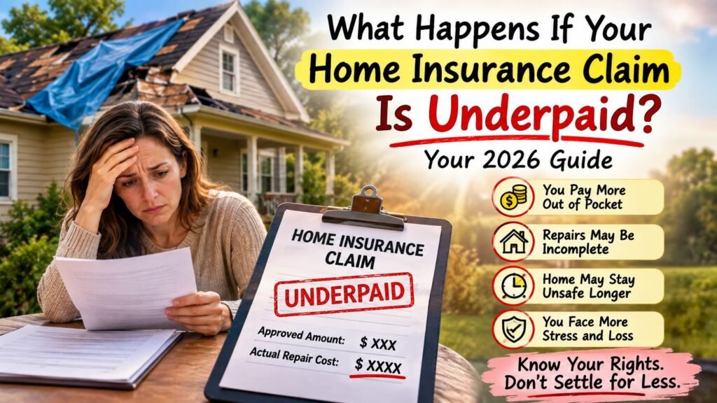 What Happens If Your Home Insurance Claim Is Underpaid?