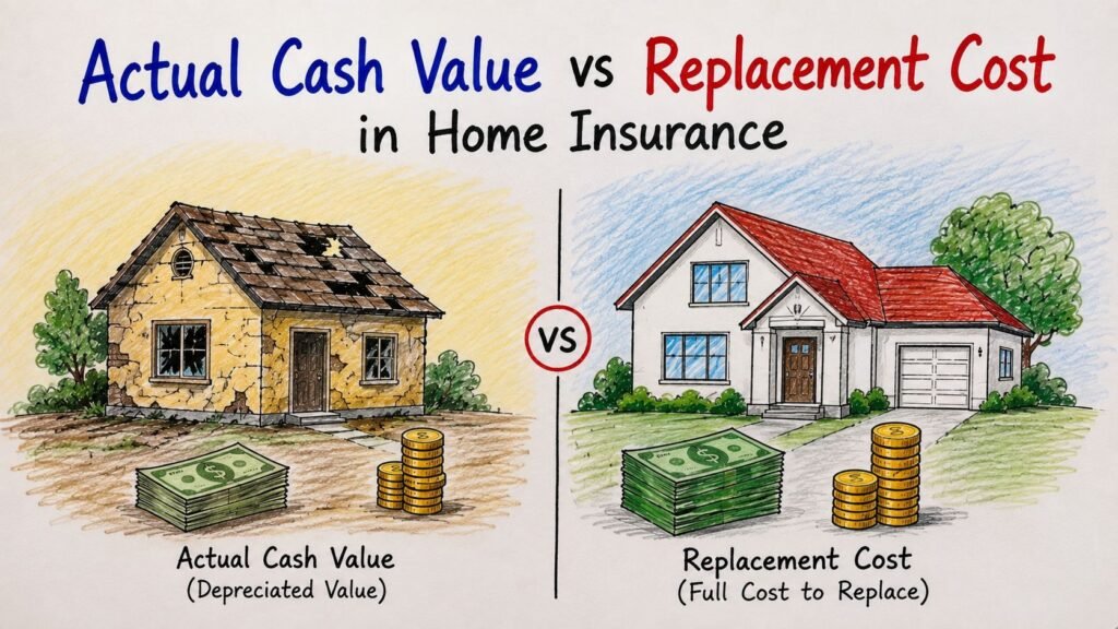 Actual Cash Value vs Replacement Cost in Home Insurance