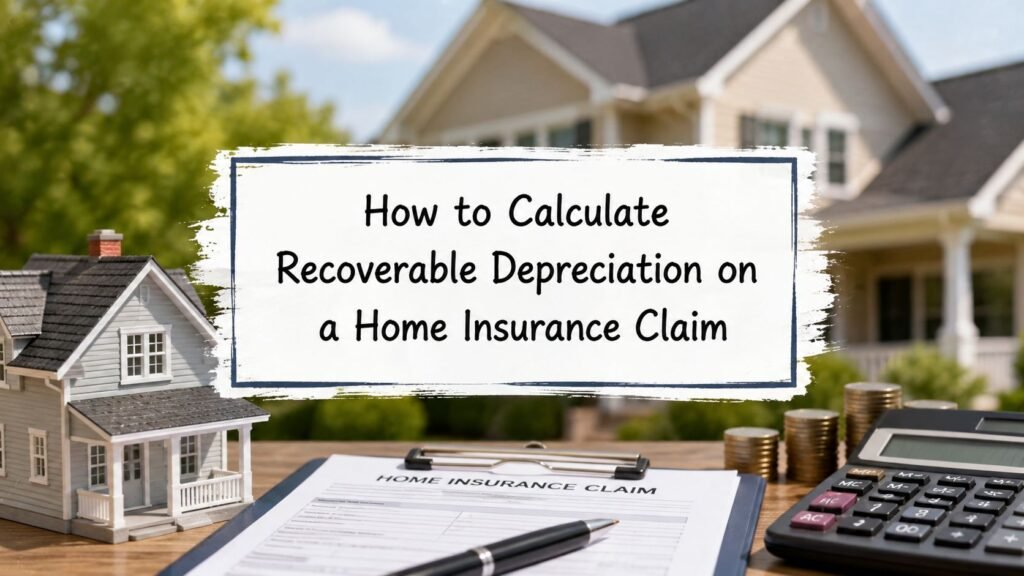 How to Calculate Recoverable Depreciation on a Home Insurance Claim