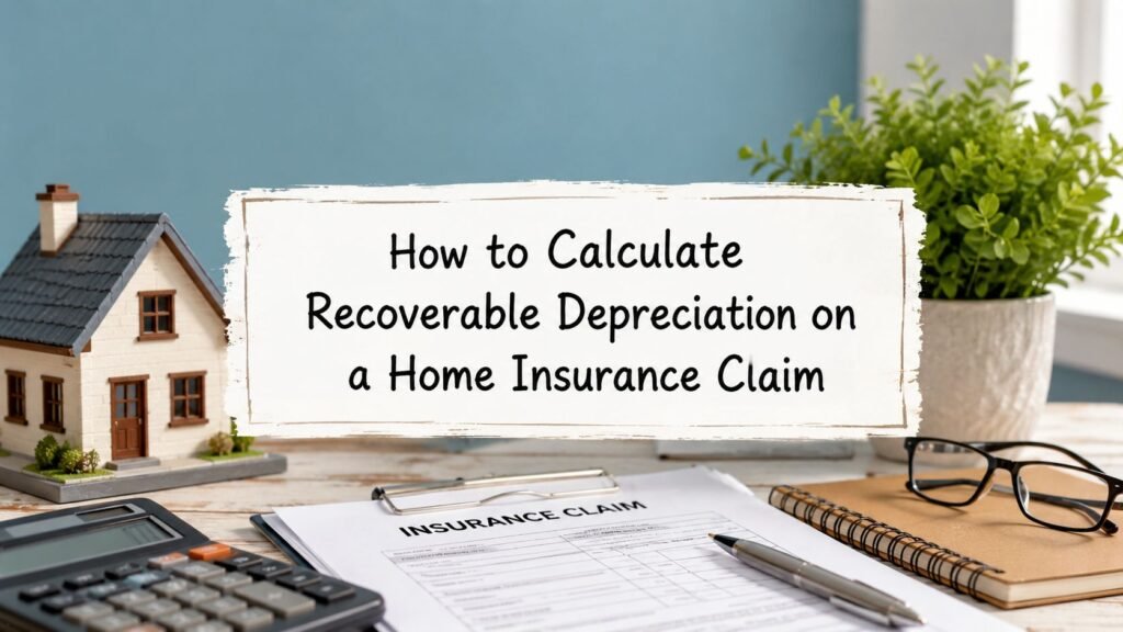 How to Calculate Recoverable Depreciation on a Home Insurance Claim
