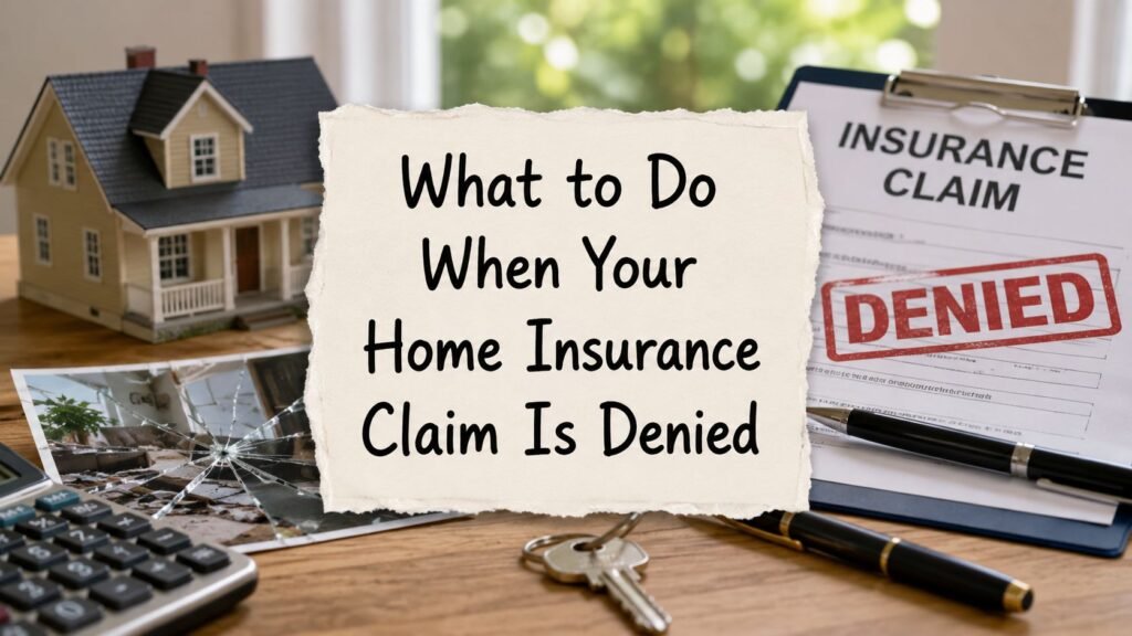 What to Do When Your Home Insurance Claim Is Denied