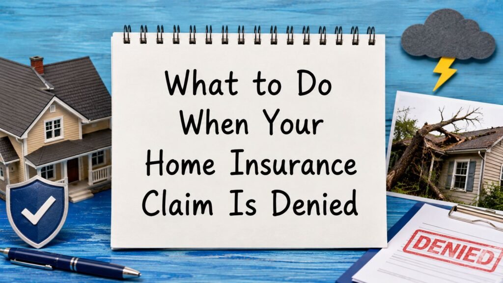 What to Do When Your Home Insurance Claim Is Denied